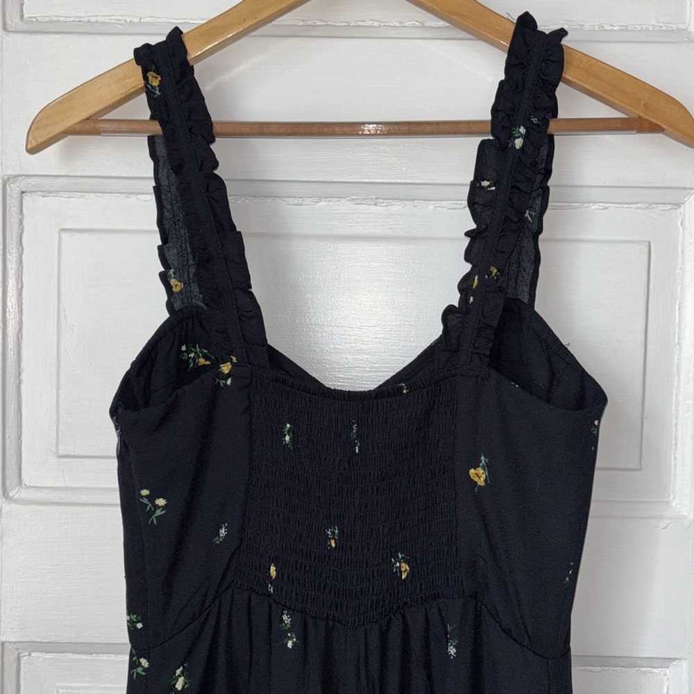 WILD FABLE FLORAL PRINT CROPPED WIDE LEG JUMPSUIT - Picture 8 of 12